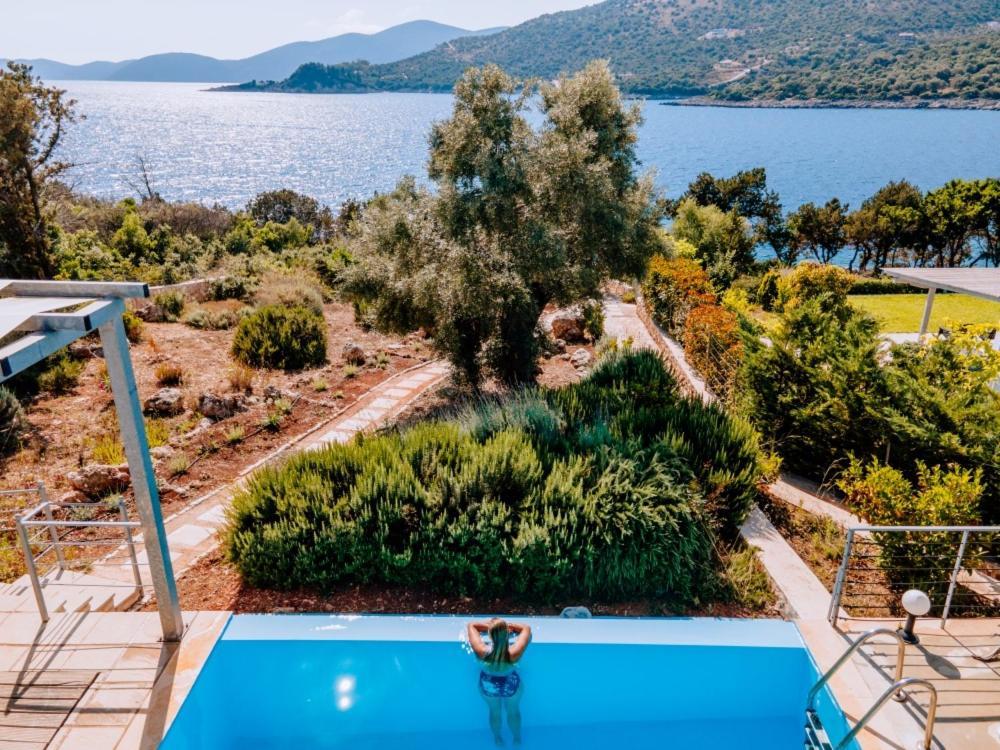 Zidanos Luxurious Sea Front Villa Marandokhórion Екстериор снимка