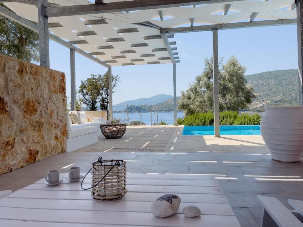 Zidanos Luxurious Sea Front Villa Marandokhórion Екстериор снимка