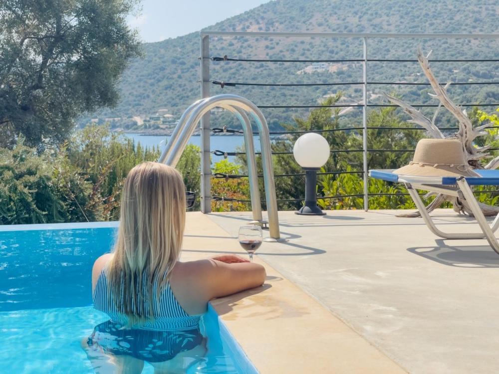 Zidanos Luxurious Sea Front Villa Marandokhórion Екстериор снимка