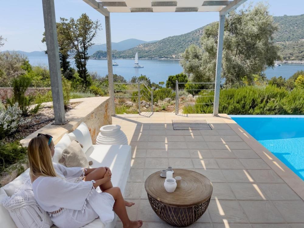 Zidanos Luxurious Sea Front Villa Marandokhórion Екстериор снимка