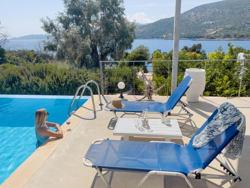Zidanos Luxurious Sea Front Villa Marandokhórion Екстериор снимка