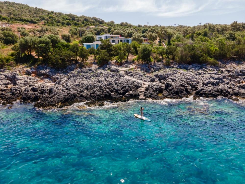 Zidanos Luxurious Sea Front Villa Marandokhórion Екстериор снимка